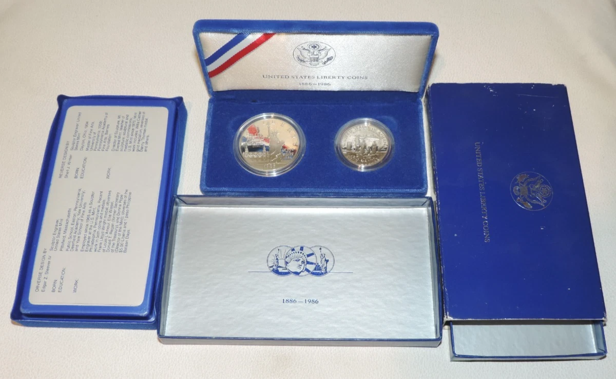 1986年 米国リバティ プルーフ2枚セット 1986 Proof US Coin Mint Sets for sale | eBay