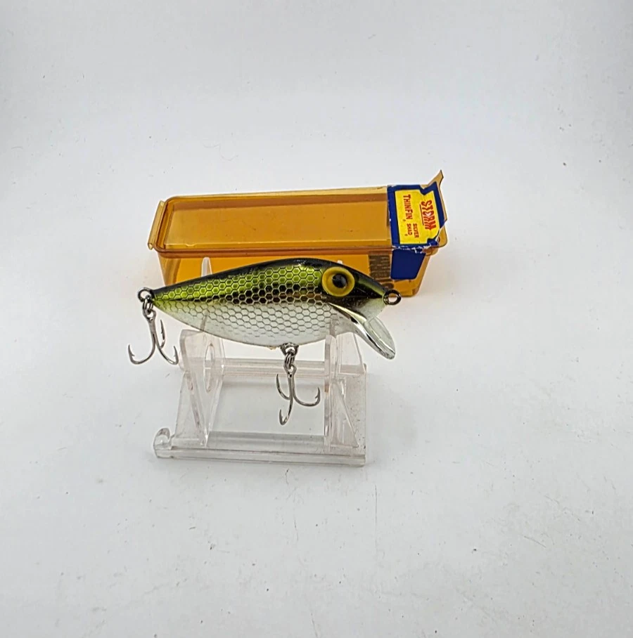 Leurre Vintage Storm Thinfin - Rapala T37 - Ombre Tigrée Marron - 1/5 Oz - USA