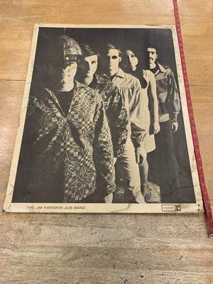 JIM KWESKIN JUG BAND POSTER 1966? SUPER RARE HEAVY STOCK REPRISE RECORDS COOL