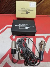 SONY ECM-16 Electret Condenser Microphone w/ Case, Clip, Box, Manual