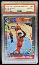 2019-20 Panini Hoops Premium Stock Cam Reddish RC Prizm Pulsar #207 PSA 10