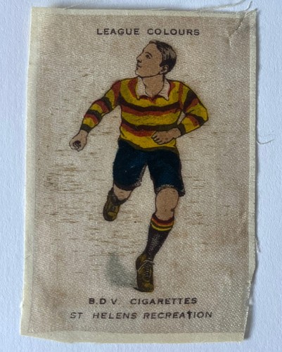 ST HELENS FREIZEIT 1922 SEIDE RUGBY LEAGUE FARBEN BDV ZIGARETTEN ORIGINAL