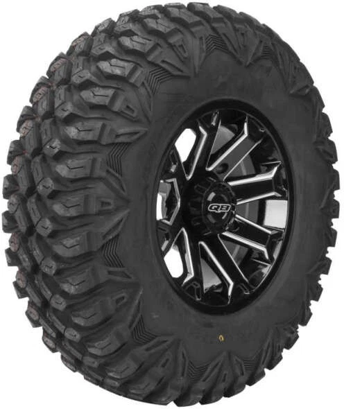 QuadBoss Blitz Wheel - 14x7 - 5+2 Offset - 4/137 - Machined/Black ATV/UTV 608462 - Image 2 of 4