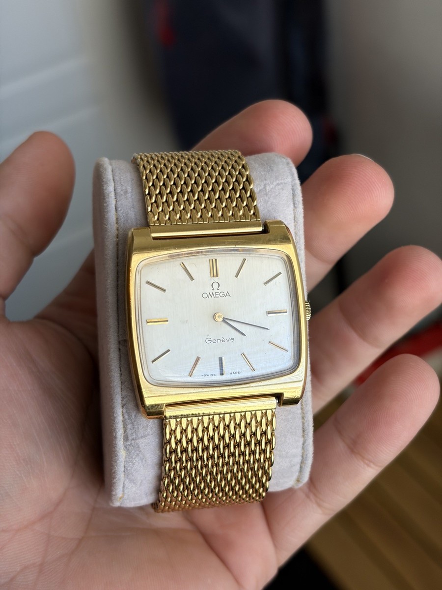OMEGA Geneve Vintage Square Hand Winding Watch