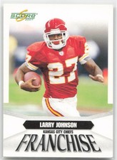 2007 Score #F-7 Larry Johnson Franchise
