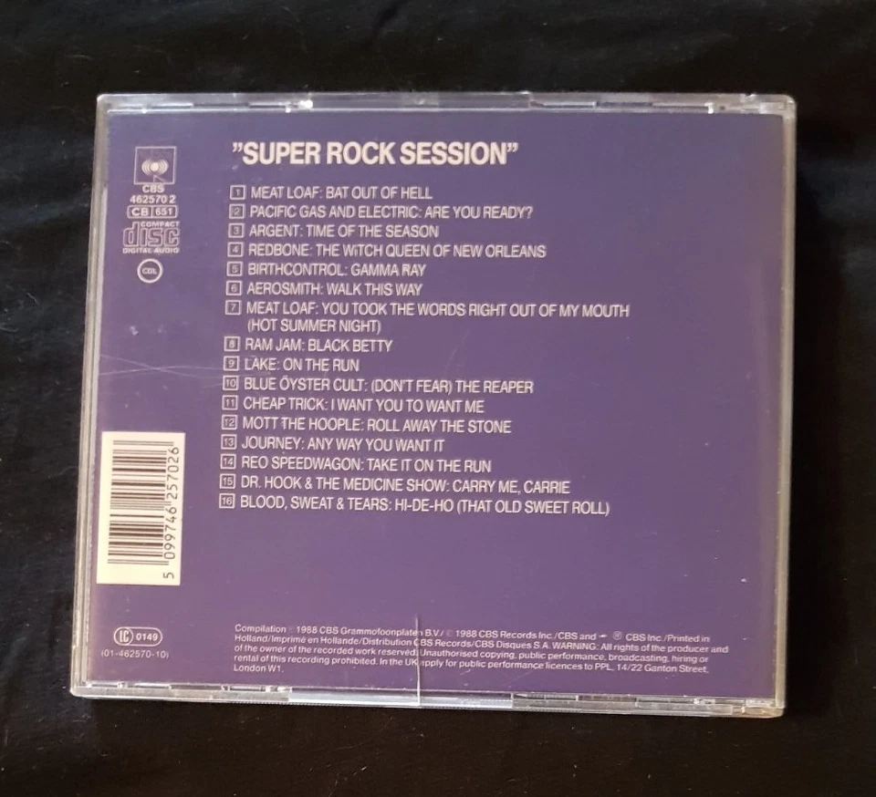 CD... meat loaf, pacific, redbone Super Rock Session CBS - Bild 2 von 2