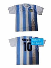 maglia t-shirt maradona napoli da 0 anni a 18 mesi neonato calcio argentina