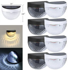 6 LEDs Solar Light Waterproof Fence Wall Street Lamps Garden Yard Decor Outdoor