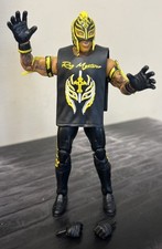 Mattel WWE Top Pick Elite Rey Mysterio Yellow/Black Action Figure w/Extra Hands