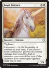 MTG - LOYAL UNICORN - Commander 2018 (U)