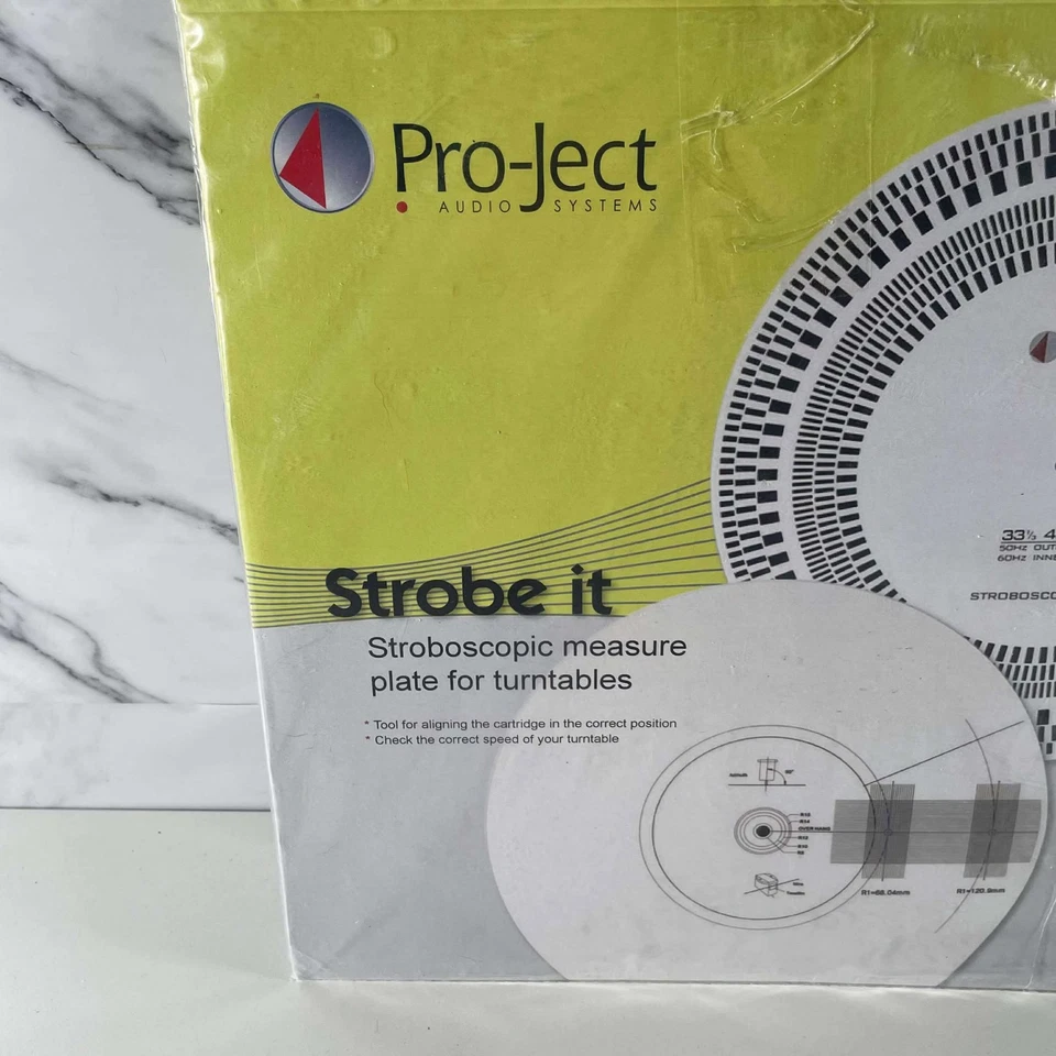 Pro-Ject Strobe It - Stroboscopic measure plate for turntables New Sealed - Image 3 of 4