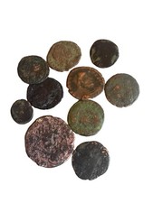 Lot Of Ten Roman Coins 2nd-4th Century AD