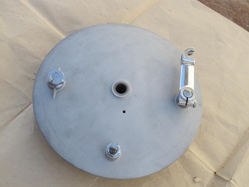 Restored Rear Brake Plate for Moto Guzzi V7, Ambassador and Eldorado - Bild 1 von 6