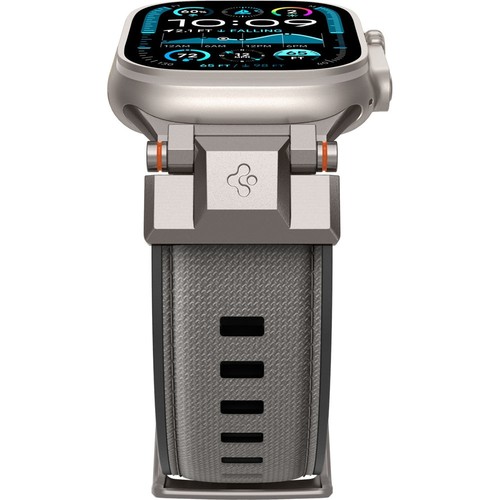 Bransoletka do smartwatcha 49/46/45/44 mm Spigen Pasek na ramię Pasek do zegarka Szary - Zdjęcie 7 z 12