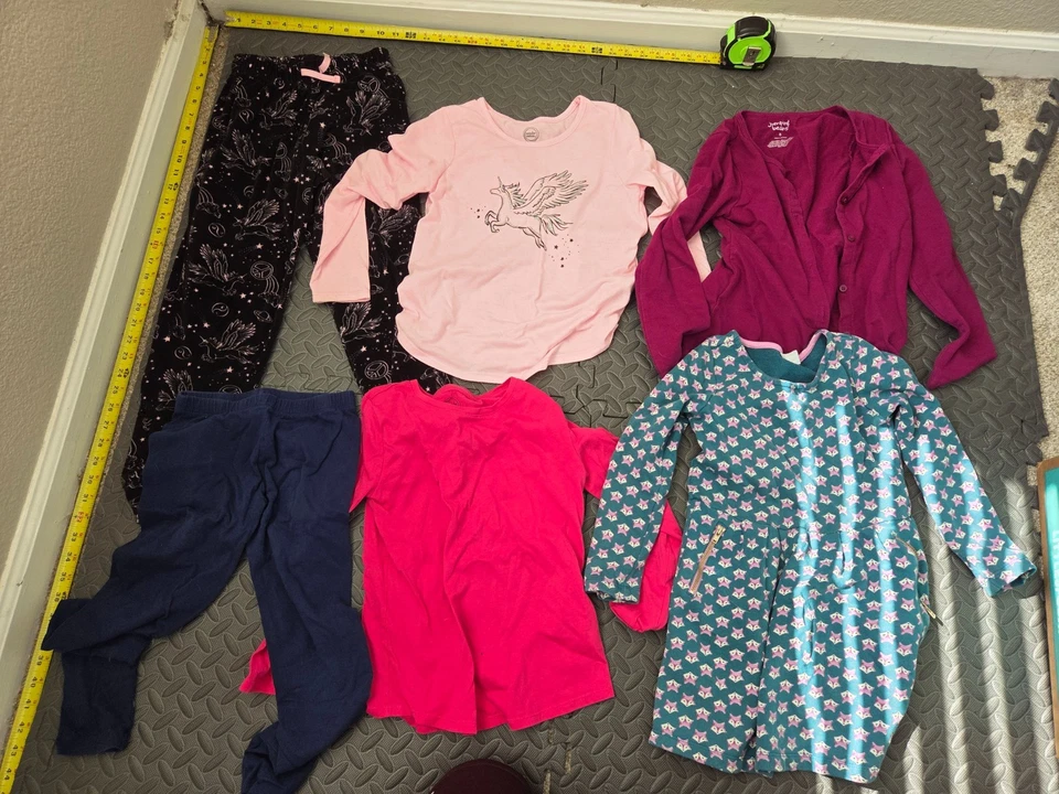 Size 6/7/8 girls Spring Clothing & PJs Lot of Mixed Brands Approx 20 LBS #S13 - Image 2 of 4