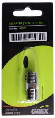 Grex Adapter, 1/4''M to 1/4''M