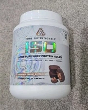 Core Nutritionals ISO Ultra-Pure Isolate Whey Protein 2lb Chocolate Peanut Butte