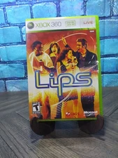 Lips (Microsoft Xbox 360, 2010) Game, Case, and Instruction Manual