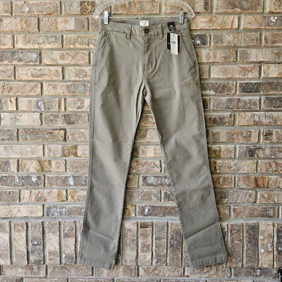 Jack O'Neill Pants Men's 28 x 32 Comfort Stretch Port Pants Green NEW