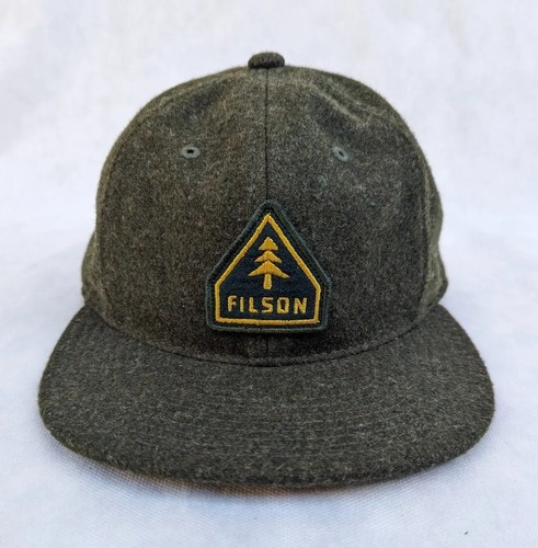 Filson X Pendleton Mackinaw Wool Forester Cap 20204542 Forest Dark Olive EUC - Picture 7 of 11