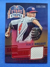 2015 Stars & Stripes KALE BREAUX Jersey card #/299 McNEESE STATE ST. Baseball