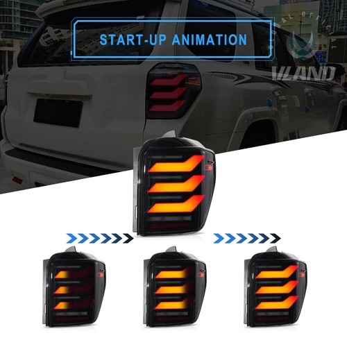 2Pairs LED Projector Headlights+Tail Lights For Toyota 4Runner 2014-23 Animation - Picture 14 of 22