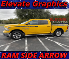 For Dodge Ram 1500 Stripes Side Arrow Graphics Vinyl Decals Stickers 2009-2018 For Dodge Ram 1500 Stripes Side Arrow Graphics Vinyl Decals Stickers 2009-2018