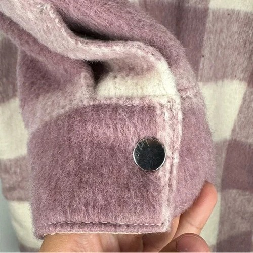 Abercrombie and Fitch Shirt Jacket Winterized Wool Blend Shacket Sz L - Bild 6 von 6