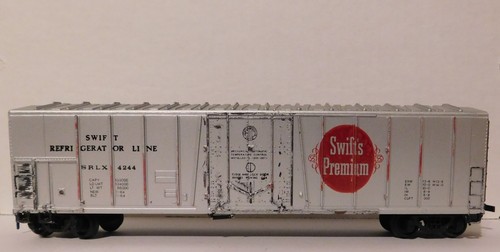 Bachmann 50' Plug Door Mechanical Reefer ~ SWIFT ~ Rd# SRLX 4244 - HO - Rough - Picture 4 of 5