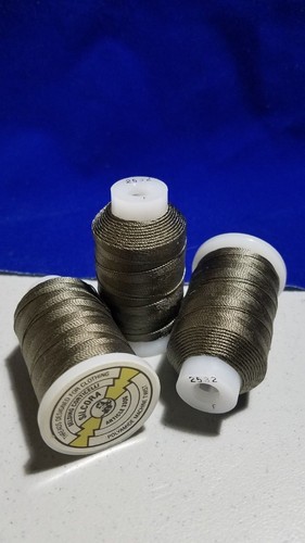 BUTTONHOLE THREAD SPOOL/Size F/BELDING CORTICELLI/SILCORA MACHINE TWIST SILAMIDE - Picture 17 of 32