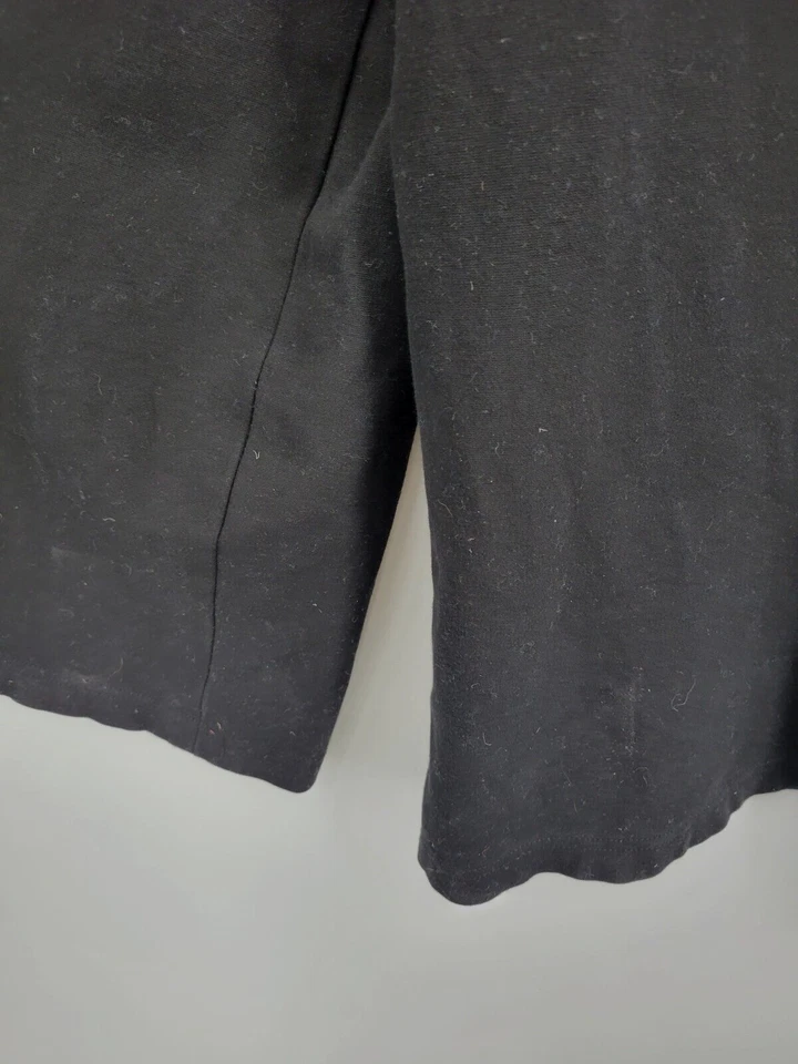 Mameluco Lafayette 148 New York para mujer grande negro sin mangas recortado pierna ancha Foto 4 de 4