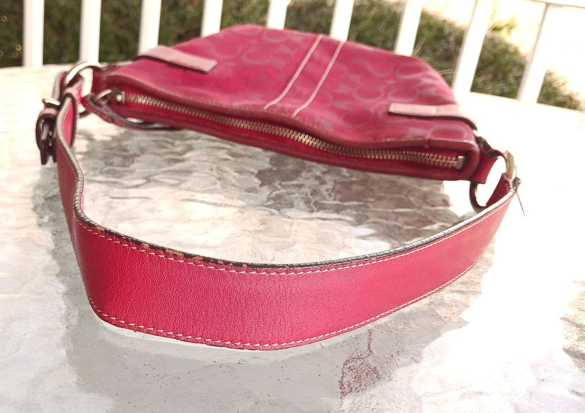 バッグ Coach Soho RED Signature Shoulder Bag COACH Originals Signature Jacquard Soho Shoulder Bag - Macy's