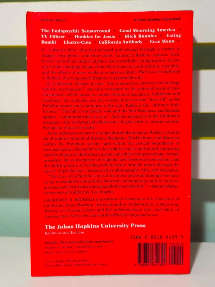 The Case of California! 1991 US Political History Book by Laurence A. Rickels - Image 2 of 4