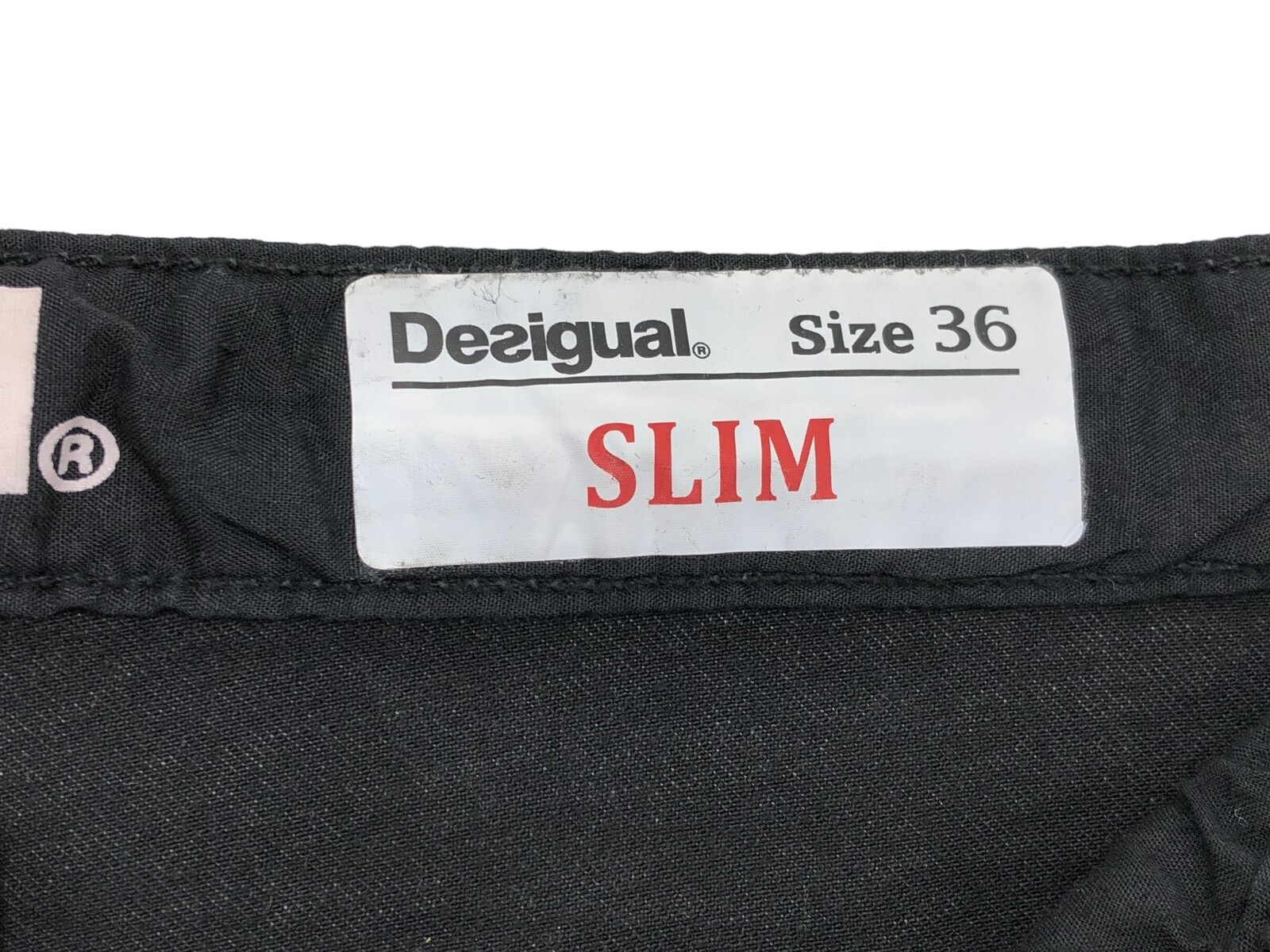 RRP€99 DESIGUAL Denim JON REP Men's Stretch Slim Fit Jeans Size W36 L34 image 6