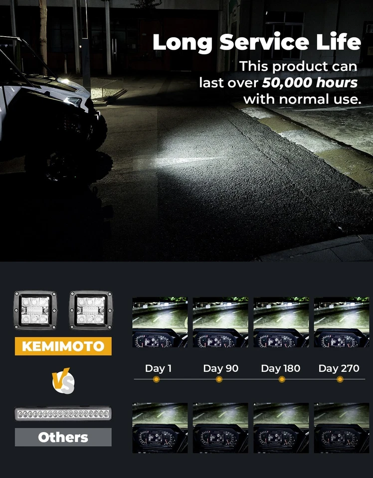 Передняя сетчатая решетка со светодиодной подсветкой алюминиевая для 2024-2025 Polaris RZR XP 1000/4 1000 - Изображение 3 из 4