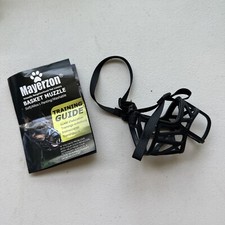 Mayerzon RUBBER BASKET DOG MUZZLE Stop Chewing And Biting Size 1 XS NEW