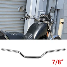 For Yamaha  XJ 550 650 750 400 1100 Chrome 7/8" Rise Drag Handlebar Tracker