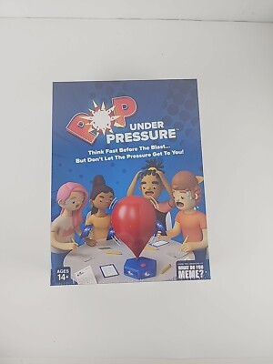 #ad Pop Under Pressure Balloon Board Game quot;Think Fast Before The Blastquot; Family Fun $11.99