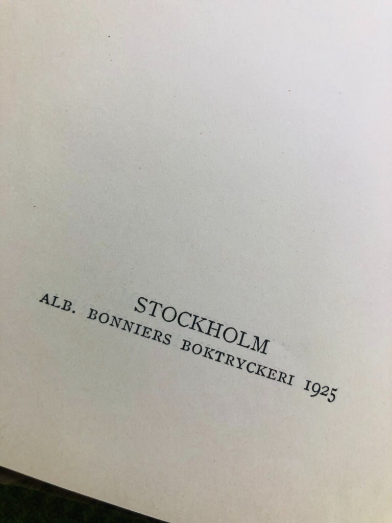 UR MITT IRRANDE LIV Birger Morner Bonniers 1925 Illustrated IN SWEDISH 310 Pages