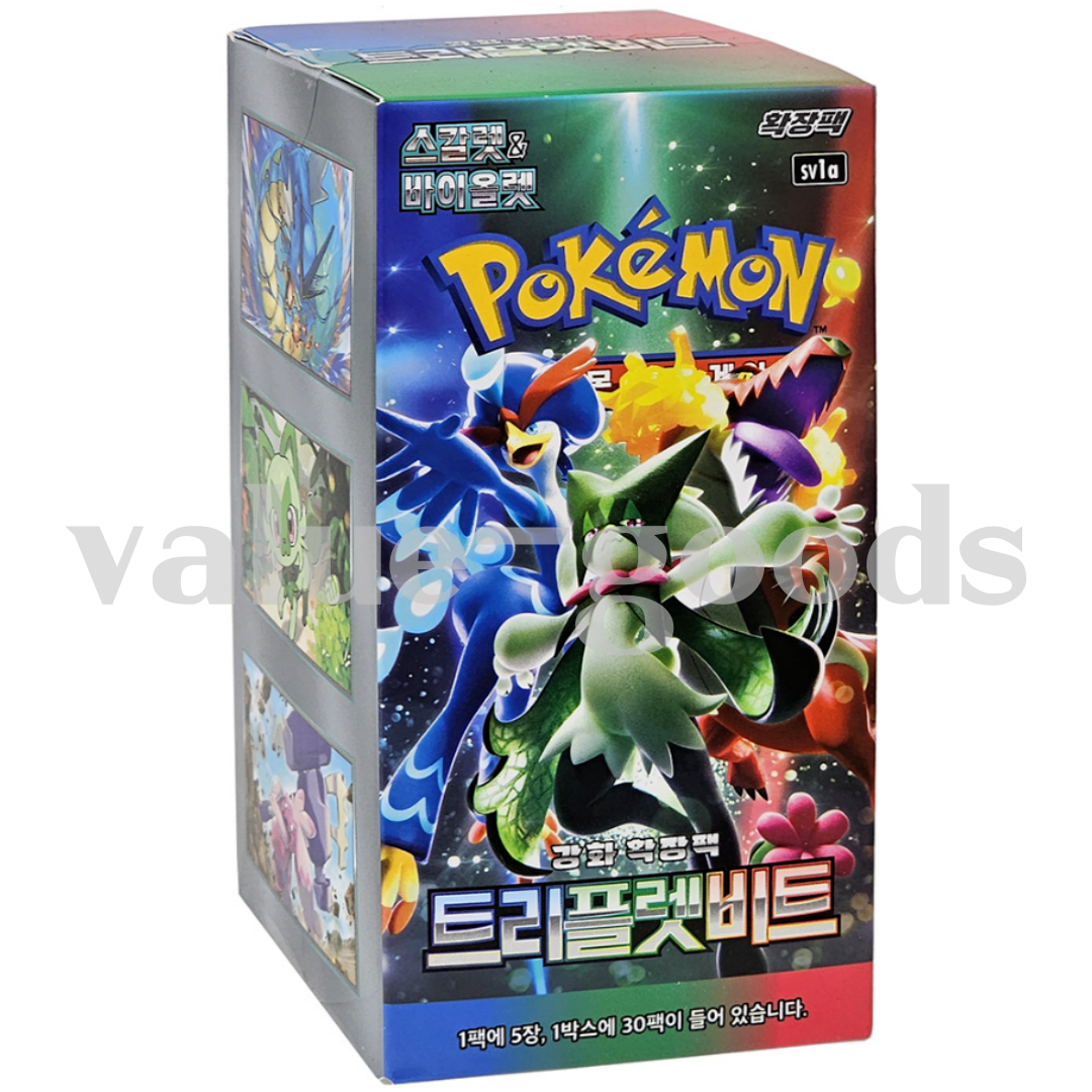 Pokemon Card Scarlet&Violet Triplet Beat Booster Box sv1a Korean