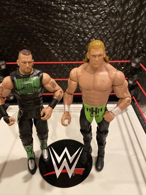 2016 MATTEL WWE BATTLE PACK 45 TRIPLE H & ROAD DOGG Loose Basic DX hof
