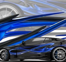 100 Set Auto Flames Vinyl Print Boat Car Truck Trailer Graphics Decals Sticker