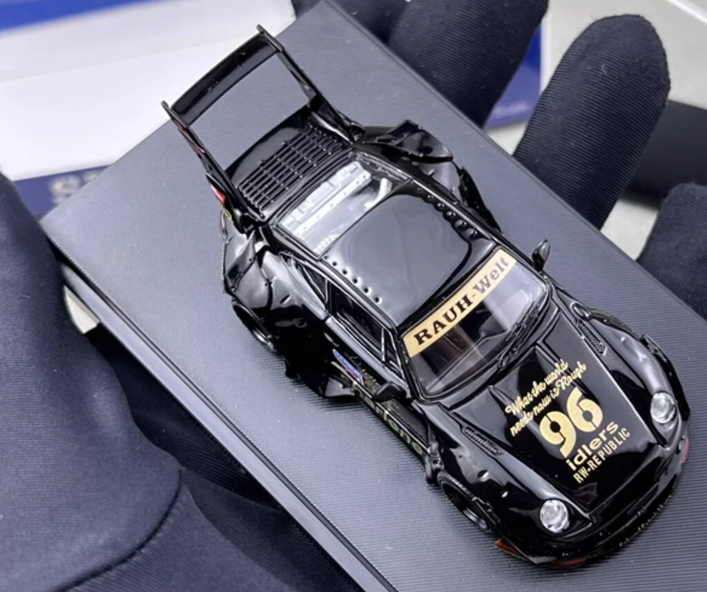 大人気定番商品 Charlene 911 RWB Black 1:64 SW Racing Diecast Model Sports ミニカー