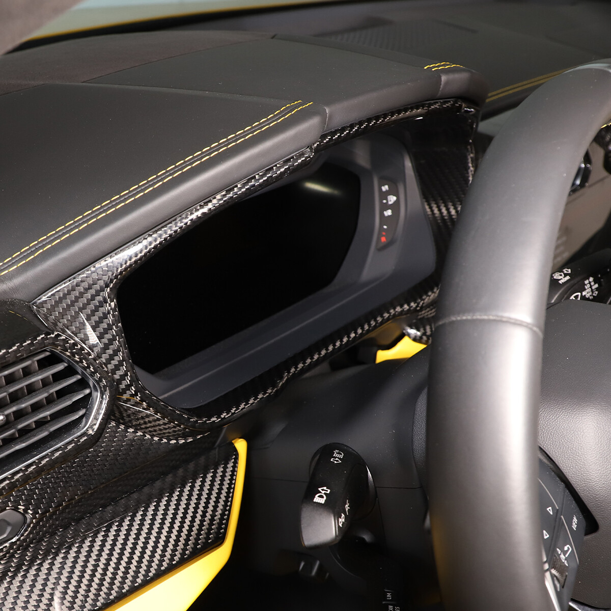 Real Carbon Fiber Dashboard Instrument Trim For Lamborghini URUS 2018-2023 US