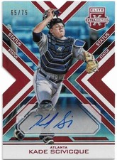 2016 Elite Extra Edition KADE SCIVICQUE Auto Red Status Die-Cut /75