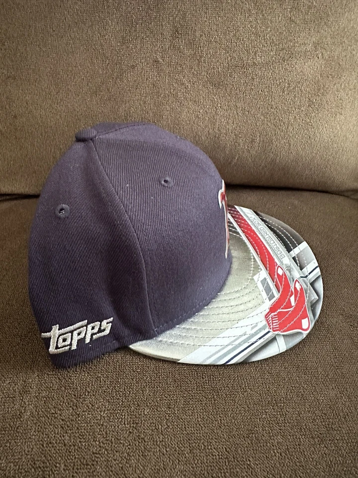 美国职棒大联盟波士顿红袜队 X Topps 2017 Collab SnapBack 帽子全新带标签完好 OSFA — 第 4/4 张图片