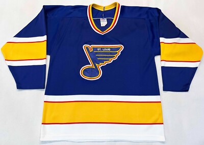 NHL BLUES HOCKEY ピステ プルオーバー CCM 古着 NHL BLUES HOCKEY ピステ プルオーバー CCM 古着 - メルカリ