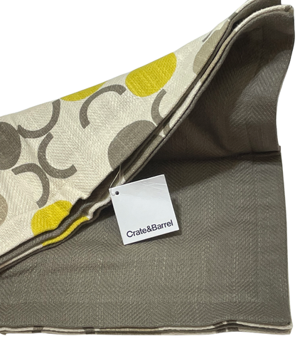 Par de fundas de almohada para cajón y barril (2) 20" x 13" amarillo marrón Chris Mestdagh - Imagen 2 de 9