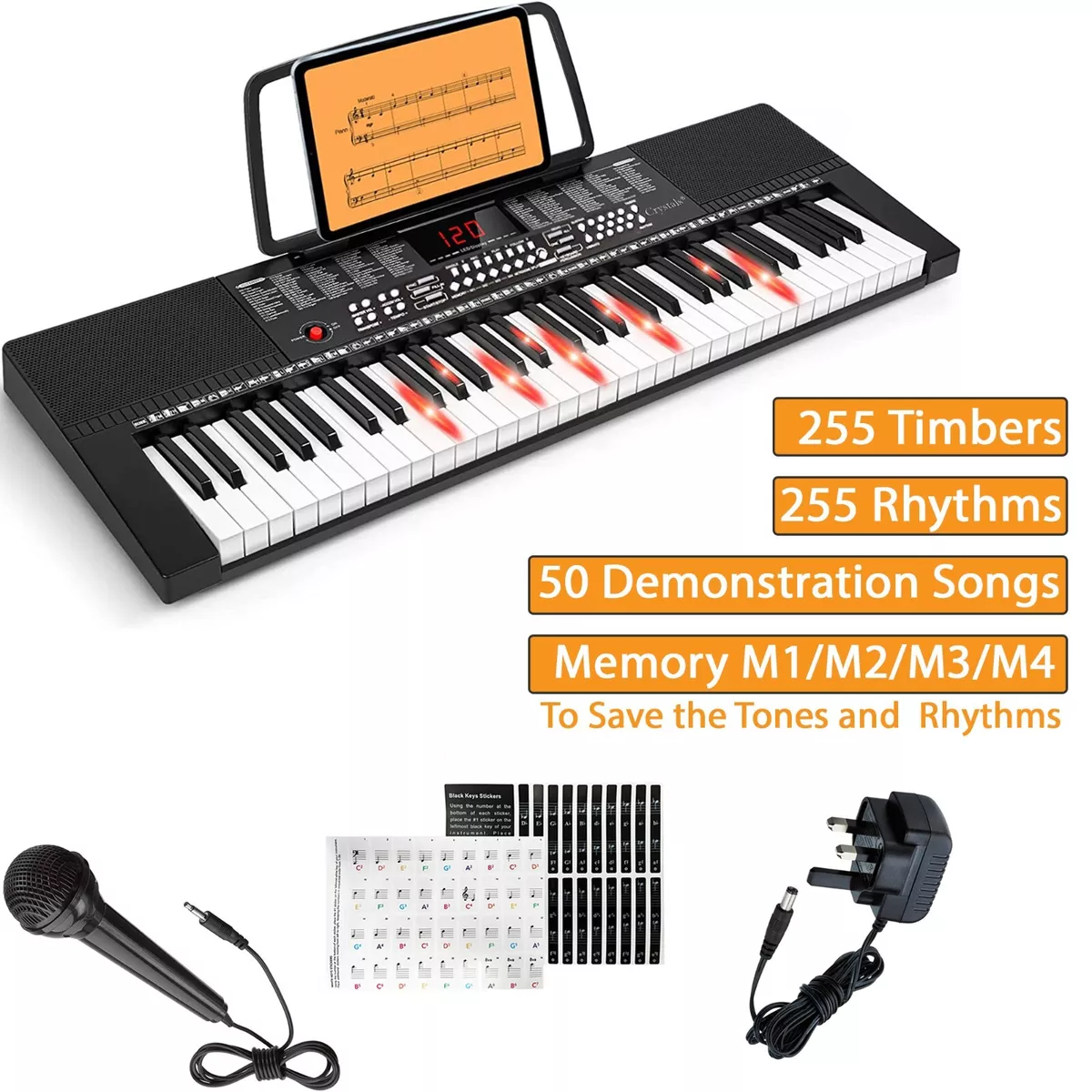 Piano on sale plug in