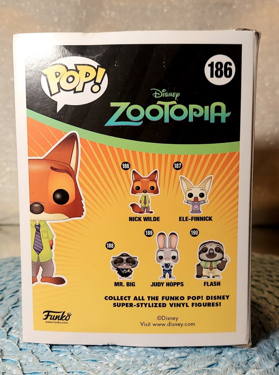 Disney Funko Pop! Vinyl: Fox Nick Wilde #186 849803071493| eBay
